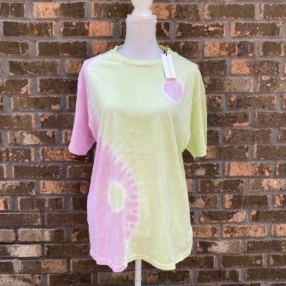 DAYDREAMER LA lotus YIN YANG WEEKEND Womens TEE Shirt Size Large NEW 90s 00s. - Picture 3 of 6